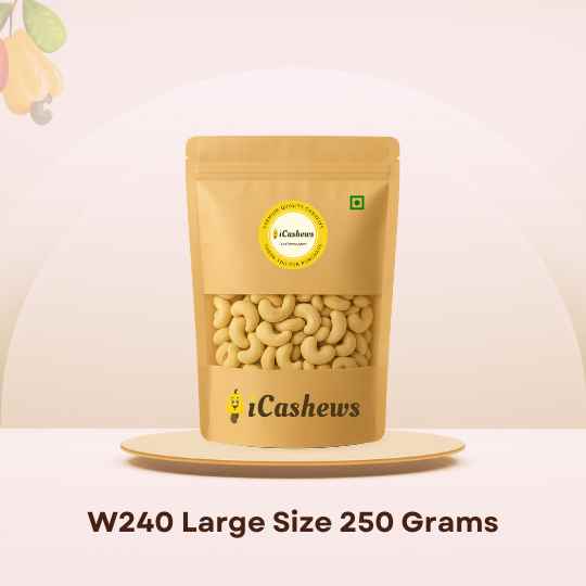 Premium Konkan Cashews W240 | Large Cashews