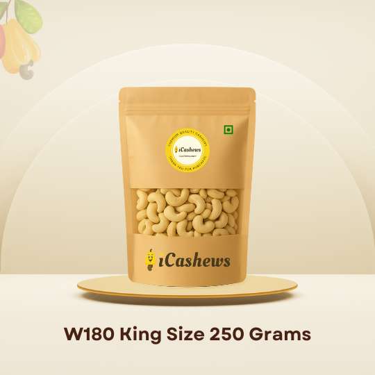 Premium Konkan Cashews W180 | King of Cashews