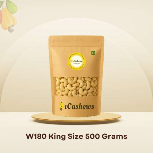 Premium Konkan Cashews W180 | King of Cashews