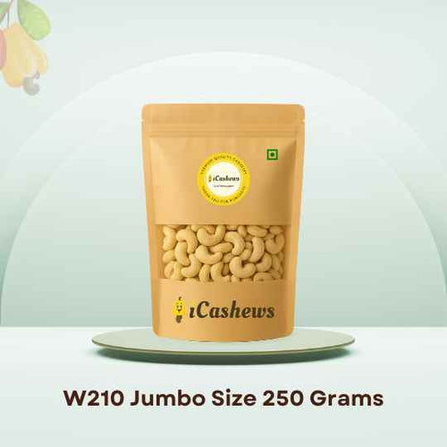 Premium Konkan Cashews W210 | Jumbo Cashews