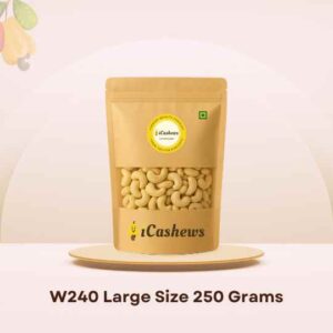 Konkan Cashews W240 Large Size – Fresh Large Kaju Online India